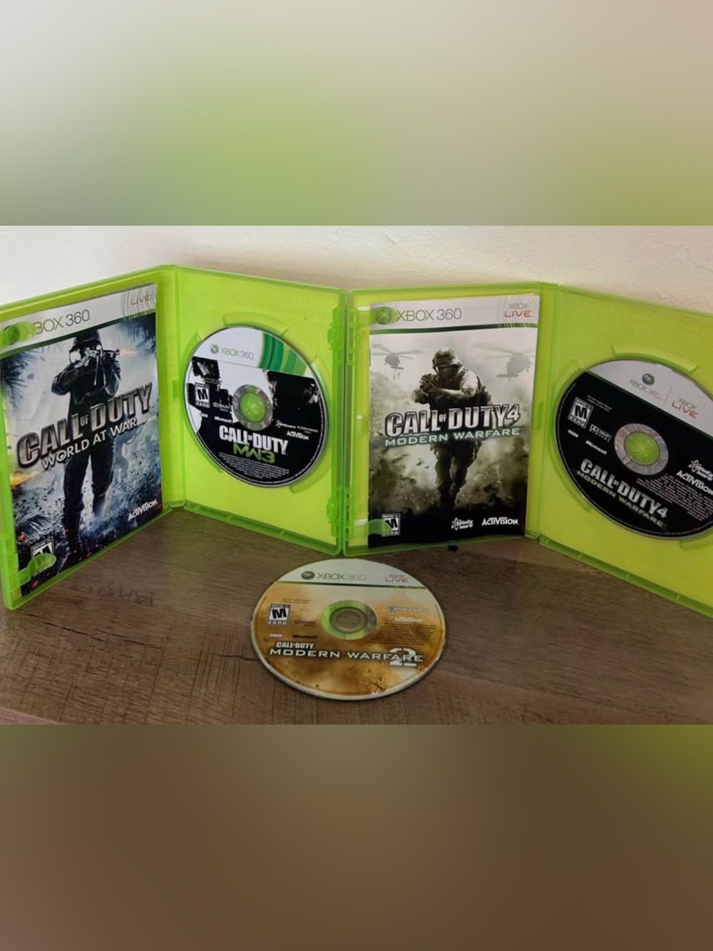 Xbox 360 Call of Duty Game Set